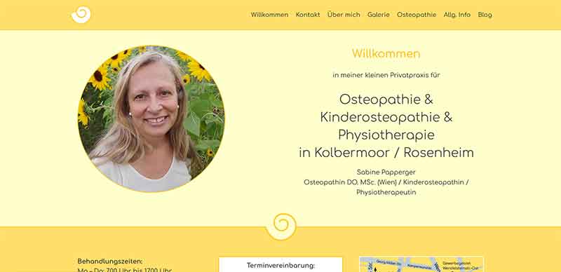 Webdesign Osteopathie